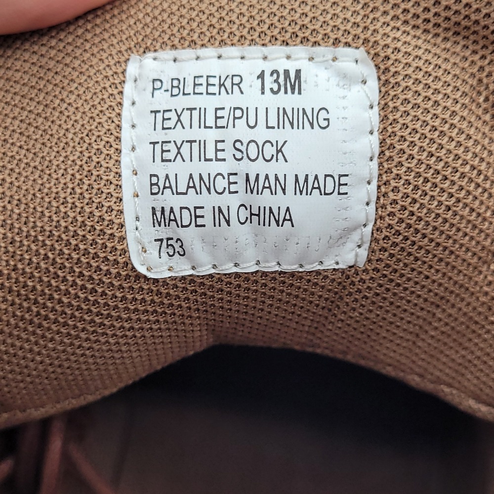 Steve Madden P-Bleekr Chukka Boot Mens Size 13 Cognac Brown Ortholite Comfort - Picture 8 of 8